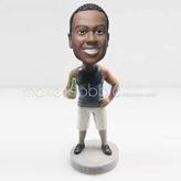 Personalized custom man with shorts bobbleheads