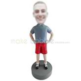 Customized casual bobble heads