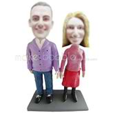 Custom couple bobblehead dolls