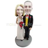 Personalized wedding bobble heads dolls