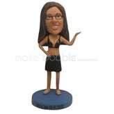 Custom fashion female bobble head