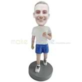 Custom Running man bobble head