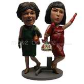 Custom go shopping bobbleheads