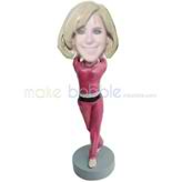 Custom sport female bobbleheads