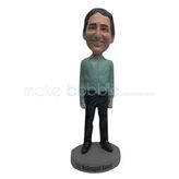 Personalized custom Relaxing man bobblehead doll