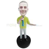 Custom Male Artist bobble heads