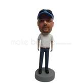 Personalized Custom casual man bobblehead