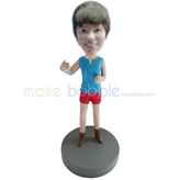 Personalized custom fashion female bobbleheads