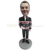 Personalized custom work man bobble heads