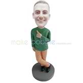 Personalized custom Leisure man bobble heads