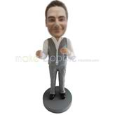 Personalized custom Leisure man bobblehead