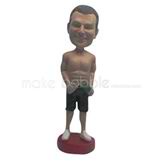 Custom strong man bobble head