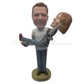 Custom sweet couple bobble heads