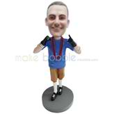 Custom happy man bobble heads