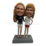 Custom best friends bobble heads