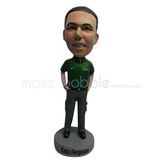 Personalized Custom bobblehead doll of casual man