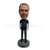 Personalized Custom bobble head of Relaxing man