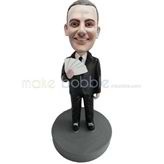 Personalized custom some money bobbleheads