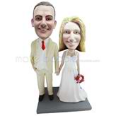 Wedding party bobbleheads