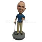 Custom golf bobble head