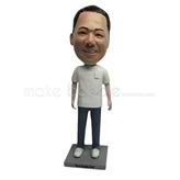 Personalized Custom bobble heads of Leisure man