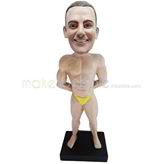 Personalized custom strong men bobblehead dolls