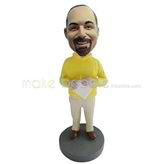 Personalized custom Leisure man bobbleheads