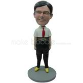 Custom black pants man bobbleheads