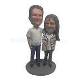 Customize couple bobble head