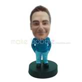 Personalized custom casual man bobblehead doll