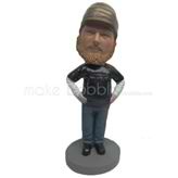 Personalized Custom bobblehead doll of Leisure man