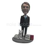 Custom work man bobblehead doll