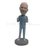 Personalized Custom bobblehead dolls of Leisure man