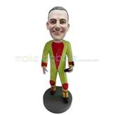 Personalized custom work man bobblehead