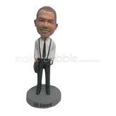 Personalized Custom work in office man bobble heads