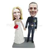 Personalized wedding bobblehead doll