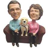 Customize couple bobblehead doll