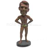 Custom strong man bobblehead doll