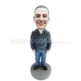 Custom casual bobblehead dolls