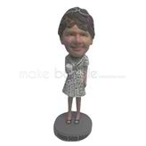 Personalized Custom fashion female bobblehead