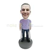 Personalized custom Wounded men bobbleheads