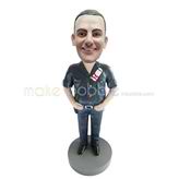 Personalized custom police bobbleheads