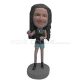 Personalized Custom fashion female bobbleheads