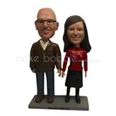 Customize couple bobblehead dolls