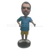 Personalized Custom Relaxing man bobbleheads