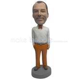 Personalized Custom Relaxing man bobble heads