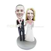 Customized wedding bobbleheads