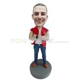 Personalized custom casual bobbleheads