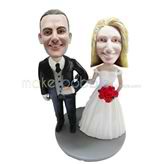 Wedding party bobbleheads