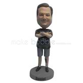 Personalized Custom casual man bobble head